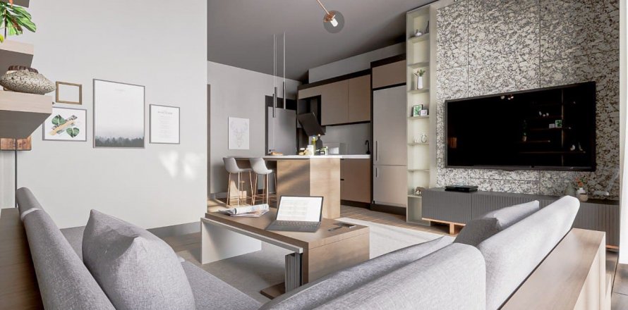 Квартира  1+1 в Аксу, Анталья, Турция №194228