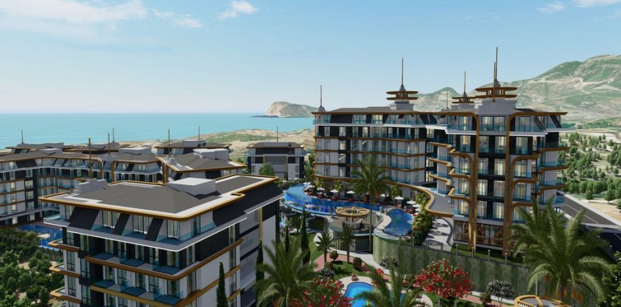 Квартира в Cebeci Vista Аланья Кестель 2+1, Аланья, Анталья, Турция №117596