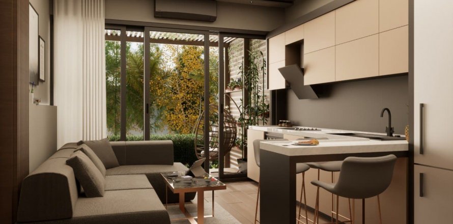 Квартира  1+1 в Аксу, Анталья, Турция №194233