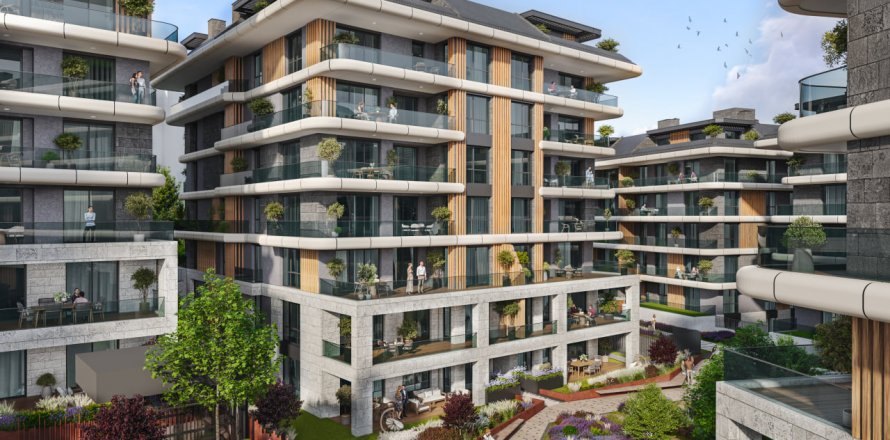 1+1 Lejlighed  i Besiktas, Istanbul, Tyrkiet Nr. 194326