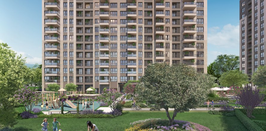 آپارتمان در Maltepe،  Istanbul ، ترکیه 1 خوابه ، 68.19 متر مربع.  شماره 193015