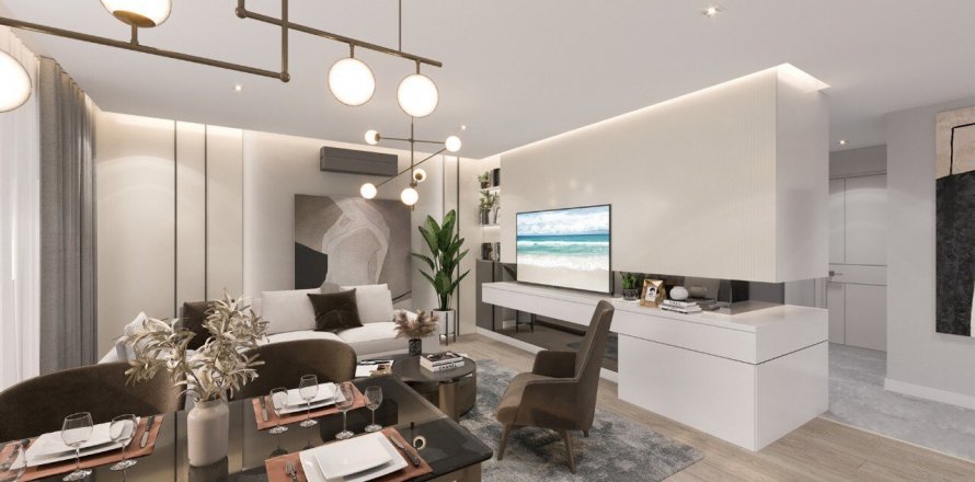 Квартира  1+1 в Аксу, Анталья, Турция №194076