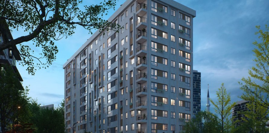 1+1 Lejlighed  i Gaziosmanpasa, Istanbul, Tyrkiet Nr. 206596