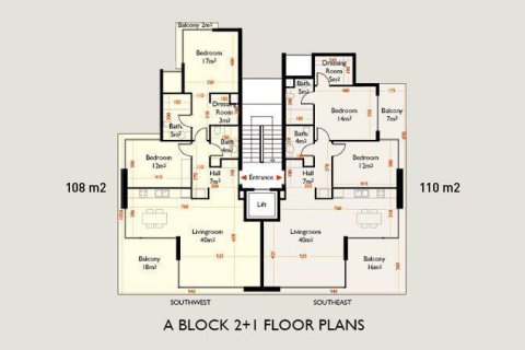 Lejlighed i Alanya, Antalya, Tyrkiet Nr. 209880 - 15