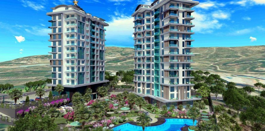 Квартира  2-х ком. в Махмутларе, Анталья, Турция №209872