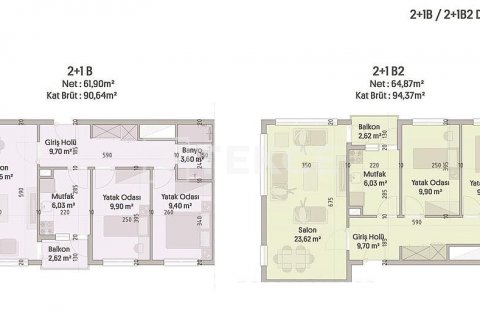 Продажа квартиры  в Стамбуле, Турция 1+1, 60м2, №210196 – фото 13