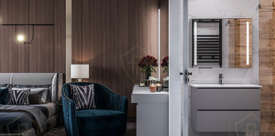 آپارتمان در Üsküdar،  Istanbul ، ترکیه 1 خوابه ، 65 متر مربع.  شماره 147831