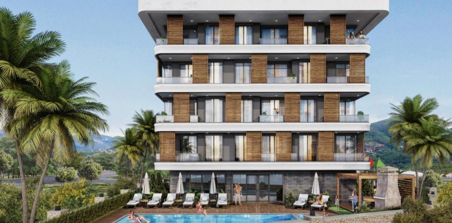 آپارتمان در  Oba ، ترکیه 38 متر مربع.  شماره 209605