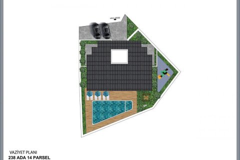 آپارتمان در  Oba ، ترکیه 38 متر مربع.  شماره 209605 - 17