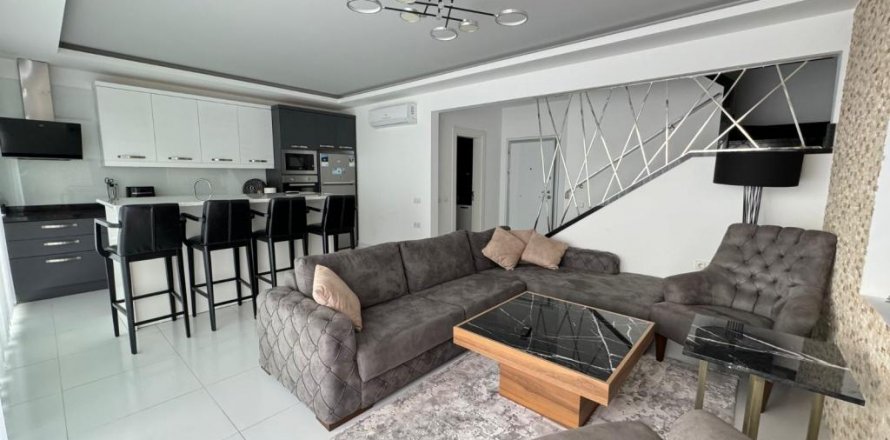 Квартира  3-х ком. в Каргыджаке, Аланья, Анталья, Турция №210462