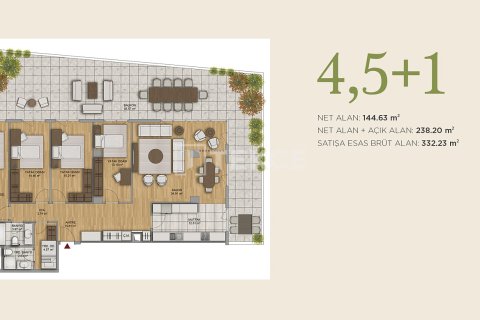 2+1 Lejlighed  i Ankara, Tyrkiet Nr. 192106 - 18