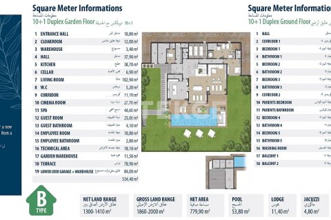 Продажа виллы в Бююкчекмедже, Стамбуле, Турция 10+1, 876м2, №192834 – фото 24