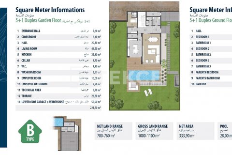 Продажа виллы в Бююкчекмедже, Стамбуле, Турция 10+1, 876м2, №192834 – фото 4