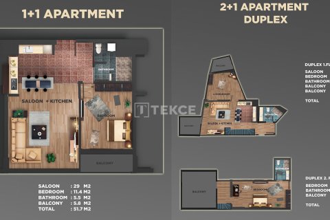 Продажа квартиры  в Ялове, Турция 2+1, 100м2, №193287 – фото 7