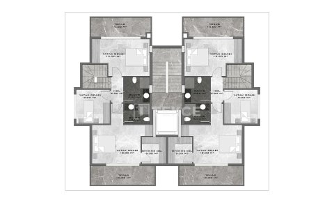 2+1 Lägenhet  i Alanya, Antalya, Turkiet Nr. 133015 - 18