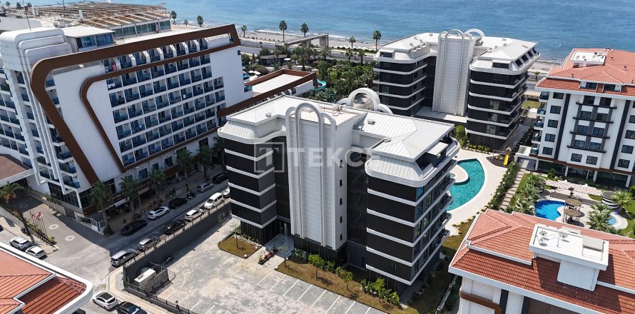 1+1 Lejlighed  i Alanya, Antalya, Tyrkiet Nr. 133014