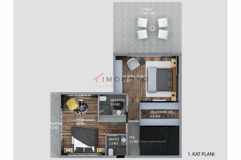 Продажа виллы  в Каршияке, Гирне, Северный Кипр 3+1, 220м2, №192526 – фото 25