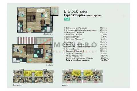 1+1 Lejlighed  i Konyaalti, Antalya, Tyrkiet Nr. 192528 - 18