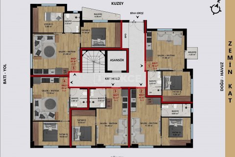 Продажа пентхауса в Анталье, Турция 4+1, 130м2, №193674 – фото 6