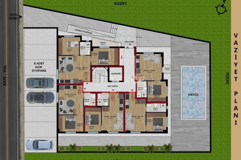 Продажа пентхауса в Анталье, Турция 4+1, 130м2, №193674 – фото 12