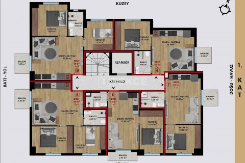 Продажа пентхауса в Анталье, Турция 4+1, 130м2, №193674 – фото 7