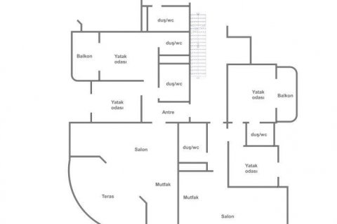 آپارتمان در  Mahmutlar ، ترکیه 125 متر مربع.  شماره 209461 - 30