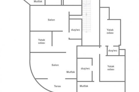 آپارتمان در  Mahmutlar ، ترکیه 125 متر مربع.  شماره 209461 - 29