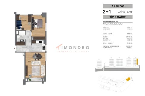 Apartment for sale  in Eyup, Istanbul, Turkey, 2 bedrooms, 96m2, No. 151614 – photo 15