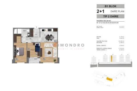 Apartment for sale  in Eyup, Istanbul, Turkey, 2 bedrooms, 96m2, No. 151614 – photo 22