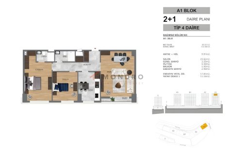 Apartment for sale  in Eyup, Istanbul, Turkey, 2 bedrooms, 96m2, No. 151614 – photo 17