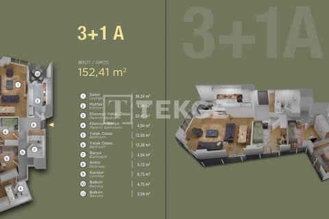 Daire  2+1  İstanbul, Türkiye №190138 - 12