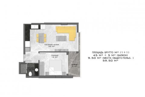 Dubleks daire   Alanya, Antalya, Türkiye №210101 - 20