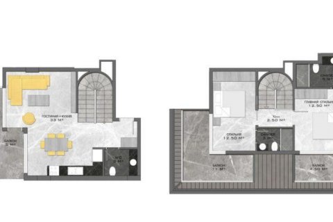 Dubleks daire   Alanya, Antalya, Türkiye №210101 - 27