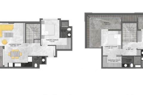 Dubleks daire   Alanya, Antalya, Türkiye №210101 - 29