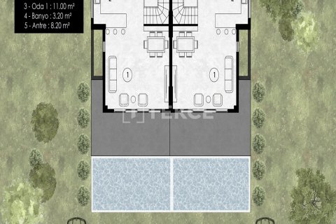 4+1 Villa  i Kusadasi, Aydin, Tyrkiet Nr. 211721 - 25