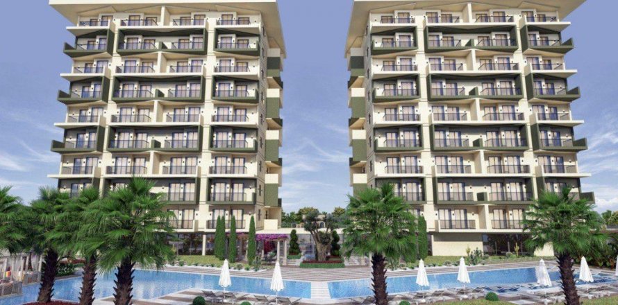 Leilighet  i Demirtas, Alanya, Antalya, Tyrkia Nr. 208384