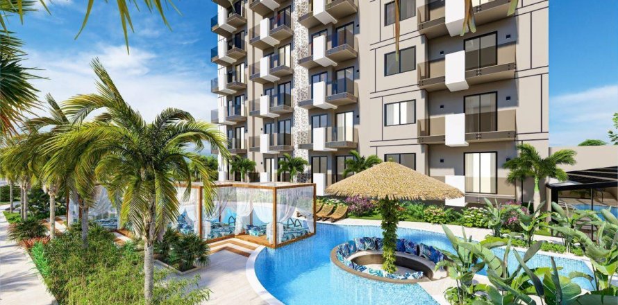 Квартира  2-х ком. в Аланье, Анталья, Турция №208381