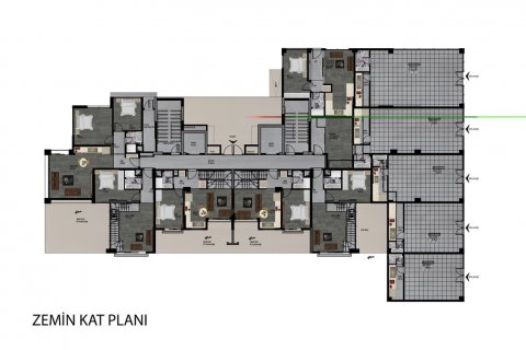 Продажа квартиры  в Мерсине, Турция 2 комн., 60м2, №207165 – фото 29