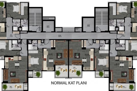 Продажа квартиры  в Мерсине, Турция 2 комн., 60м2, №207165 – фото 28