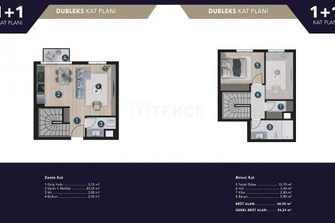 Продажа квартиры  в Измире, Турция студия, 29м2, №189304 – фото 19