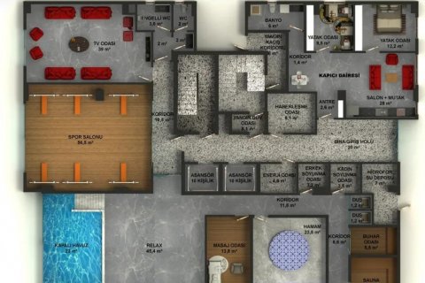 Leilighet  i Mahmutlar, Antalya, Tyrkia Nr. 209579 - 30