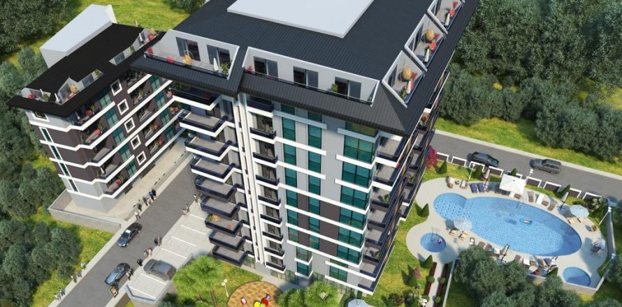 Leilighet  i Mahmutlar, Antalya, Tyrkia Nr. 209579