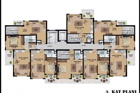 Daire   Oba, Antalya, Türkiye №209634 - 17