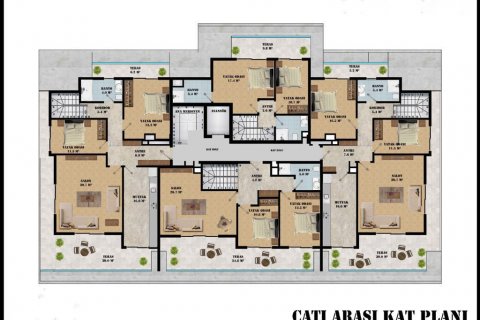 Daire   Oba, Antalya, Türkiye №209634 - 15