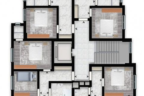 Lägenhet  i Tosmur, Alanya, Antalya, Turkiet Nr. 209635 - 20