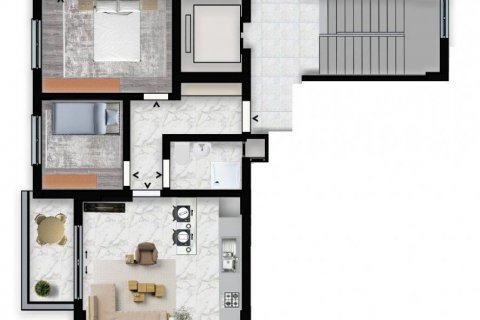 Lägenhet  i Tosmur, Alanya, Antalya, Turkiet Nr. 209635 - 19