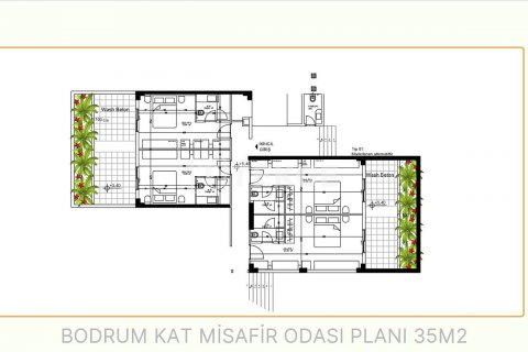 Apartment for sale  in Bodrum, Mugla, Turkey, 1 bedroom, 65m2, No. 194169 – photo 17