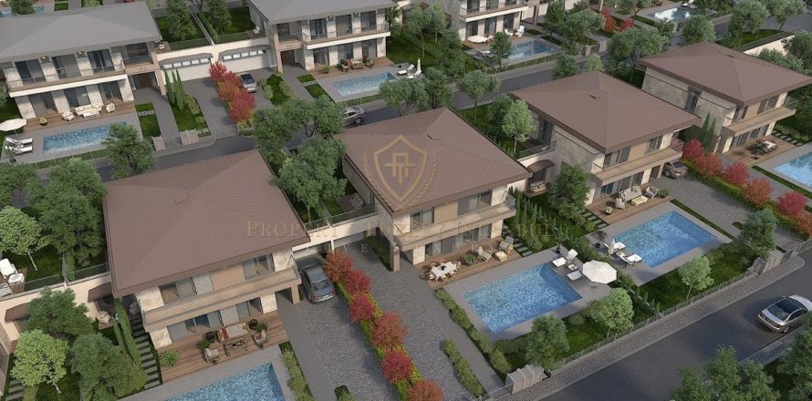 Вилла  3+1 в Бююкчекмедже, Стамбул, Турция №136941