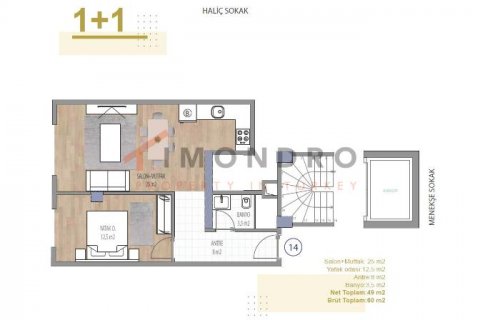 Продажа квартиры в Бейоглу, Стамбуле, Турция 3+1, 117м2, №192602 – фото 8