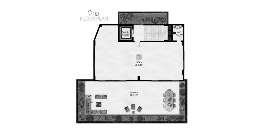 Ofis Eagle's Nest, Kestel, Antalya, Türkiye №190002